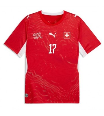 Schweiz Ruben Vargas #17 Hjemmebanetrøje VM 2026 Kortærmet